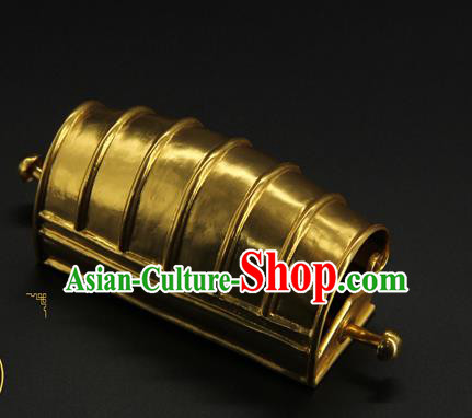 China Handmade Ming Dynasty Emperor Hair Accessories Ancient Crown Prince Hairpin Hairdo Crown