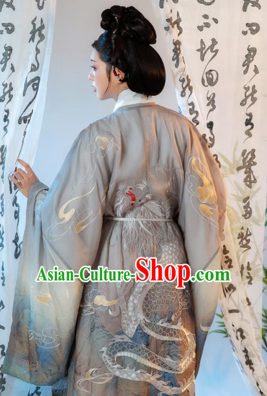 China Ancient Imperial Mistress Embroidered Clothing Ming Dynasty Noble Countess Costumes Traditional Hanfu Dress