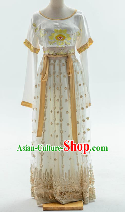 China Classical Dance Clothing Ancient Tang Dynasty Palace Princess Historical Costumes