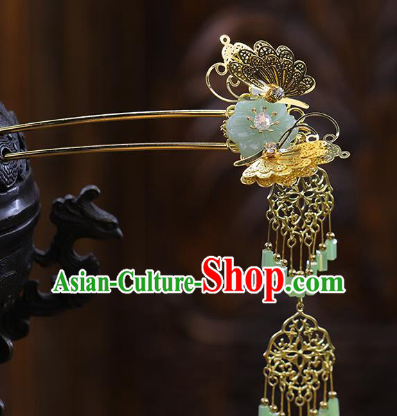 Traditional China Ancient Bride Hade Hairpins Wedding Hair Ornament Handmade Hair Comb Full Set