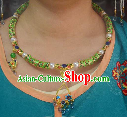 Handmade Chinese Traditional Ming Dynasty Necklet Accessories Ancient Empress Necklace Jewelry