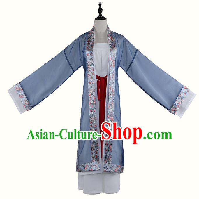 China Traditional Song Dynasty Court Woman Hanfu Costume Ancient Imperial Concubine Historical Clothing