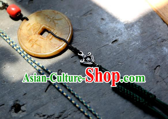 Handmade Traditional Waist Jewelry China National Jade Pendant Accessories