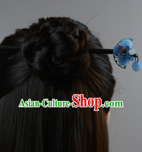China Traditional Hanfu Wood Hair Stick Hair Accessories Cheongsam Hairpin