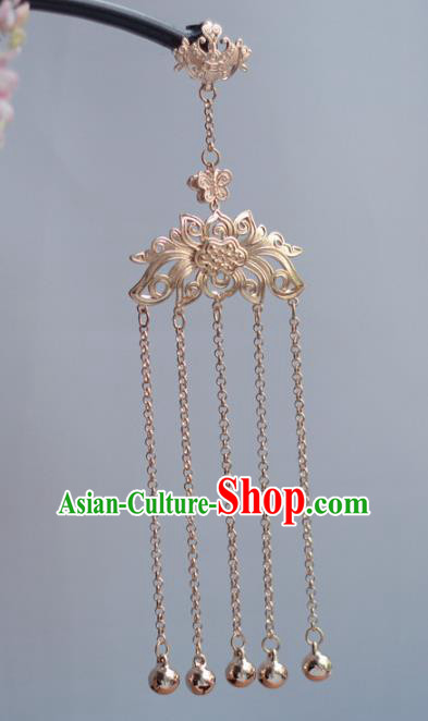 Chinese Traditional Bells Tassel Accessories Cheongsam Brooch Jewelry Handmade Breastpin Pendant