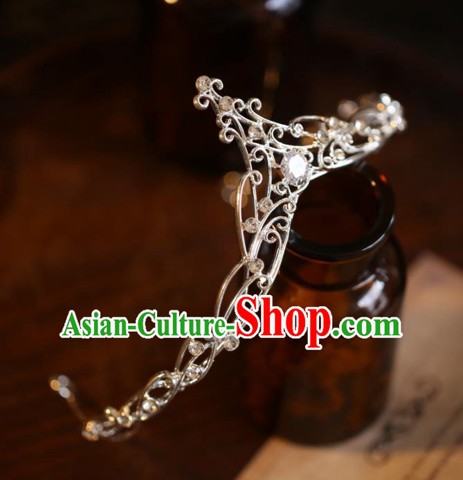 Top Grade Royal Crown Handmade Princess Hair Accessories Halloween Jewelry Ornaments