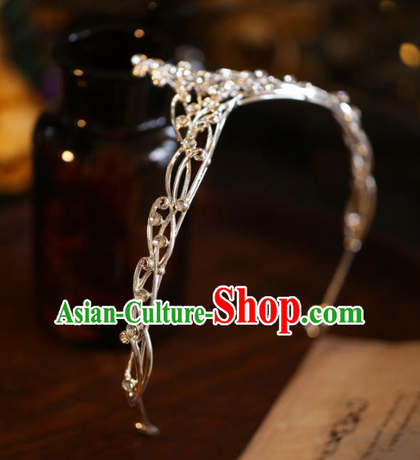 Top Grade Royal Crown Handmade Princess Hair Accessories Halloween Jewelry Ornaments