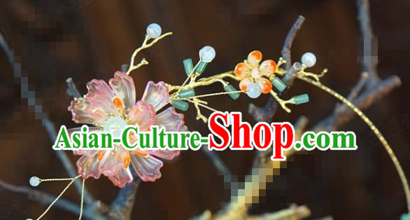 China Traditional Wedding Hair Accessories Ancient Bride Hair Sticks and Earrings