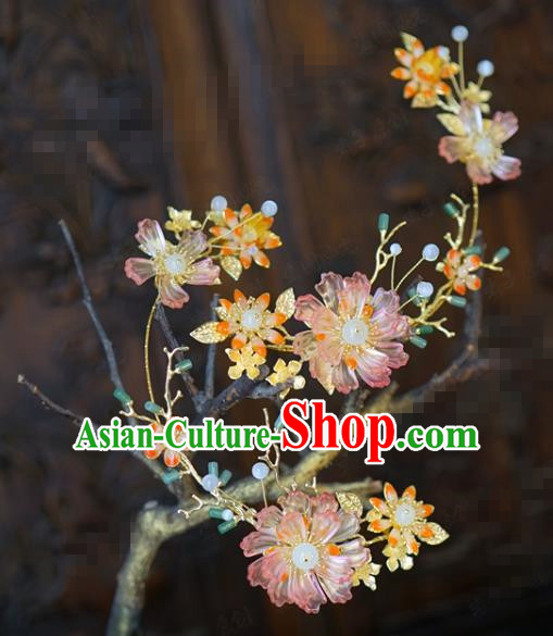 China Traditional Wedding Hair Accessories Ancient Bride Hair Sticks and Earrings