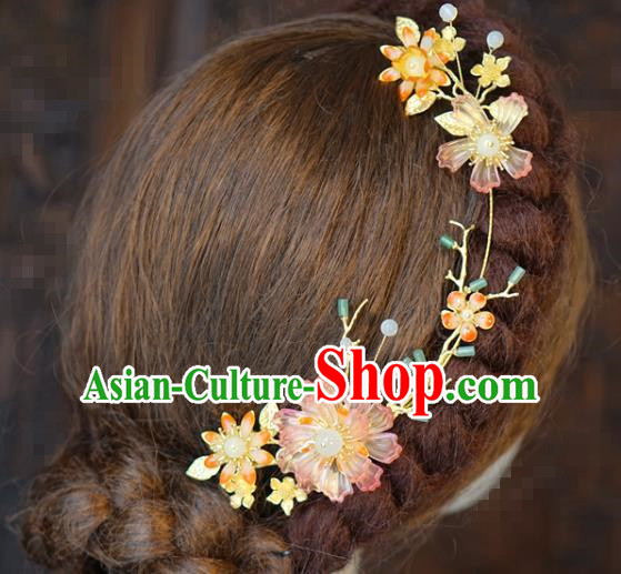 China Traditional Wedding Hair Accessories Ancient Bride Hair Sticks and Earrings