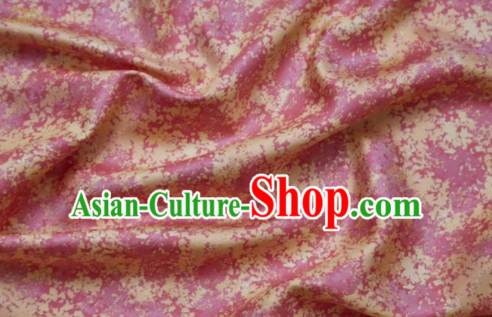 Chinese Classical Pink Flowers Pattern Design Song Brocade Fabric Asian Traditional Silk Material