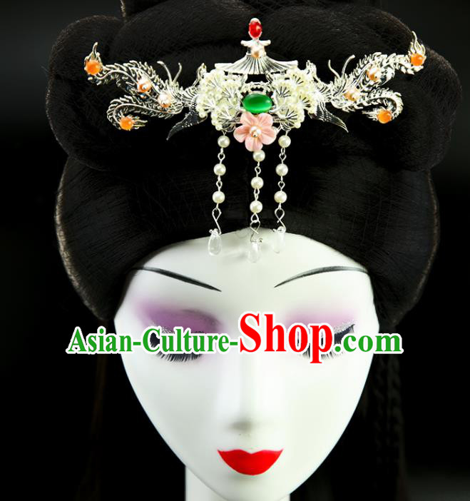 Chinese Classical Dance Hair Accessories Ancient Princess Tassel Hairpins Hair Crown for Women