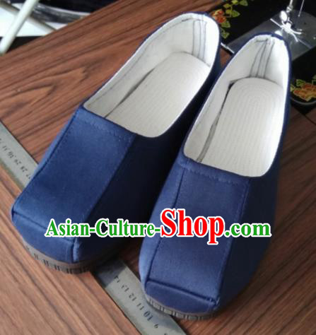 Chinese Kung Fu Shoes Navy Shoes Traditional Hanfu Shoes Opera Shoes for Men