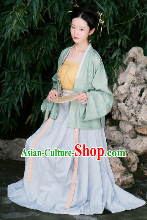 Chinese Ancient Female Civilian Dress Traditional Song Dynasty Nobility Concubine Costumes for Women