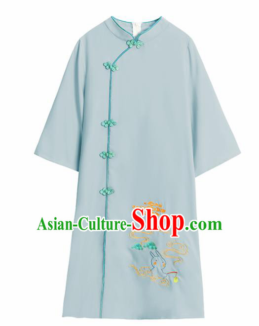 Chinese Traditional Embroidered Cheongsam Costume China National Qipao Dress for Women