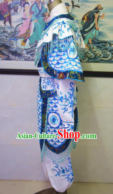 Chinese Traditional Peking Opera Swordswoman Embroidered Dress Ancient Female Knight Costume for Women