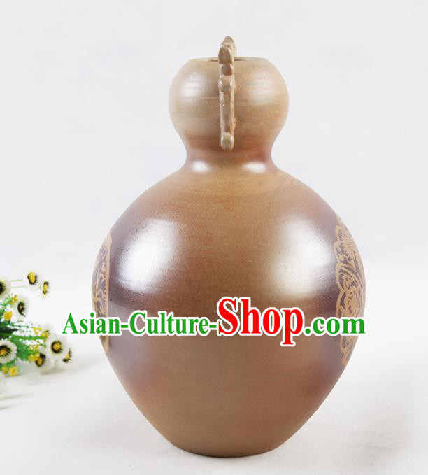 Chinese Traditional Handmade Pottery Vase Craft