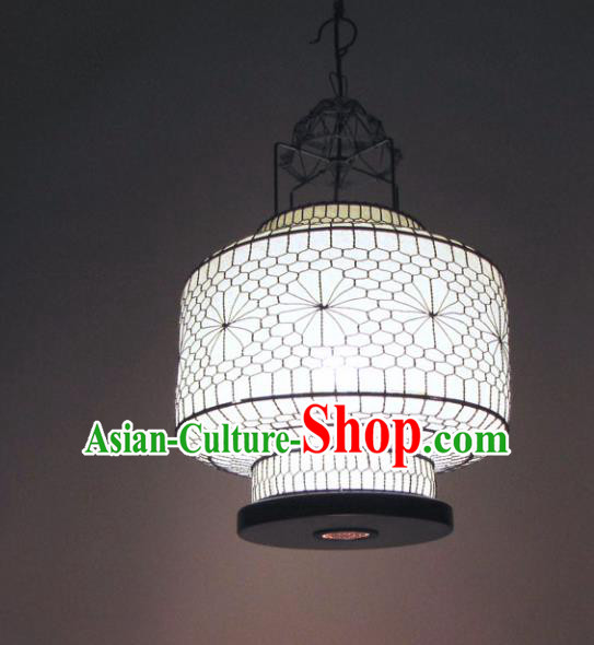 Chinese Traditional Handmade Iron Woven Ceiling Lantern New Year Palace Lamp