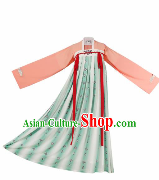 Chinese Ancient Drama Palace Lady Hanfu Dress Traditional Tang Dynasty Court Maid Costumes for Women