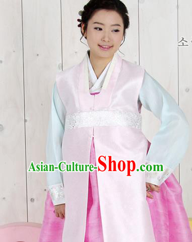 Korean Traditional Bride Mother Hanbok Garment Long Vest Asian Korea Fashion Costume for Women