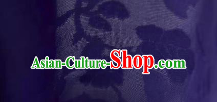 Chinese Classical Twine Peony Pattern Design Purple Mulberry Silk Fabric Asian Traditional Cheongsam Silk Material