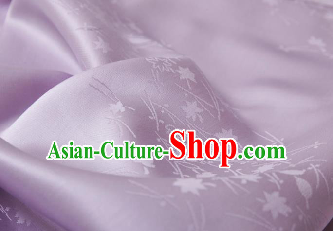 Chinese Classical Leaf Pattern Design Pink Brocade Fabric Asian Traditional Cheongsam Silk Material
