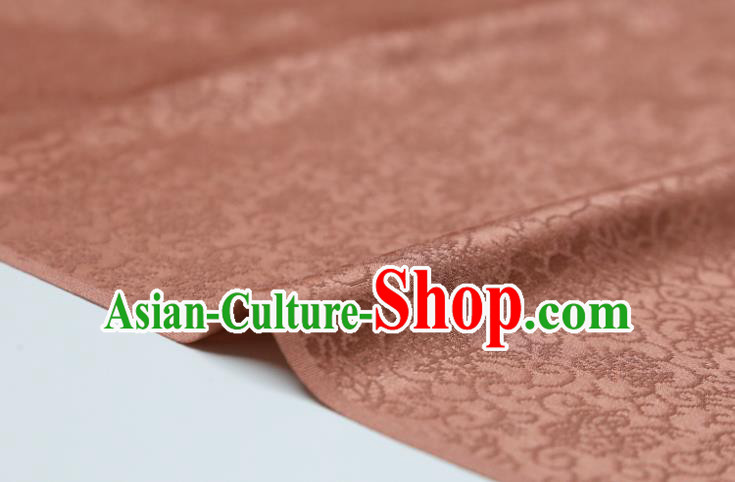 Chinese Classical Plant Pattern Design Deep Pink Mulberry Silk Fabric Asian Traditional Cheongsam Silk Material