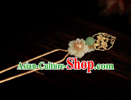 Chinese Handmade Ming Dynasty Princess Plum Blossom Hairpins Ancient Hanfu Hair Accessories for Women
