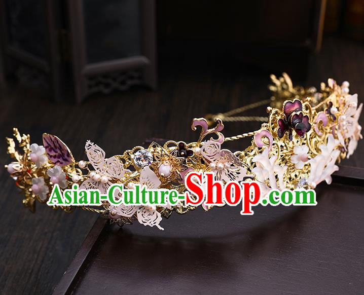 Traditional Chinese Wedding Pink Horn Hair Clasp Hairpins Handmade Ancient Bride Hair Accessories for Women