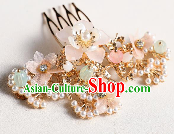 Traditional Handmade Chinese Pine Hair Comb Tassel Hairpins Ancient Bride Hair Accessories for Women