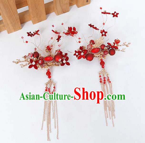 Traditional Chinese Hanfu Hair Claws Handmade Ancient Princess Hair Accessories for Women