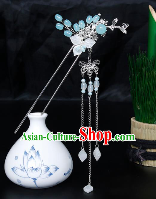 Traditional Chinese Hanfu Plum Hair Comb Hairpins Handmade Ancient Princess Hair Accessories Complete Set for Women