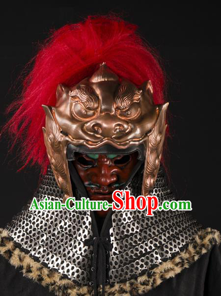 Traditional Chinese Song Dynasty General Helmet Ancient Soldier Hat for Men