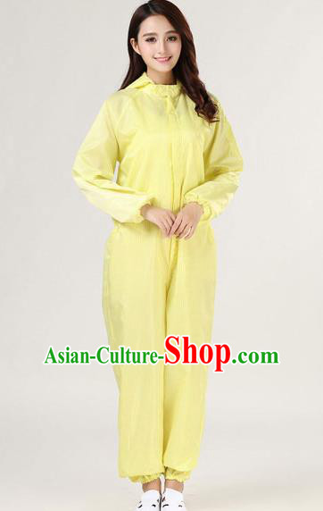 Medical Grade Yellow Disposable Isolation Clothing to Avoid Coronavirus Medical Protection Suit