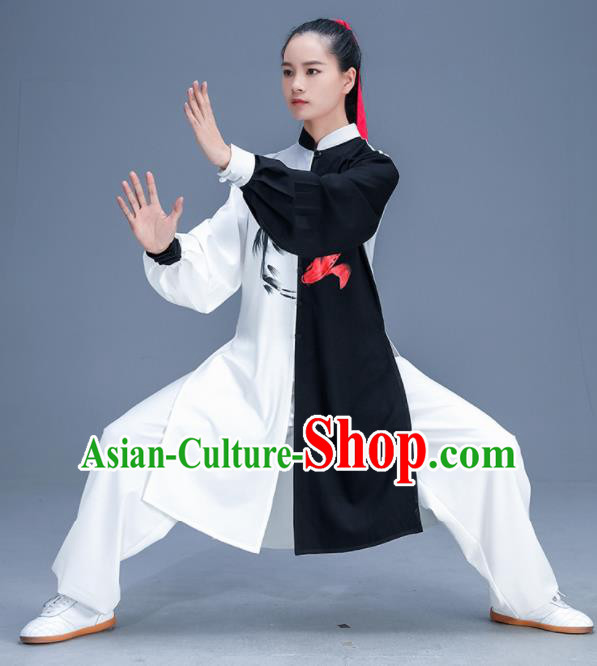 Chinese Traditional Kung Fu Training Garment Outfits Martial Arts Stage Show Costumes for Women