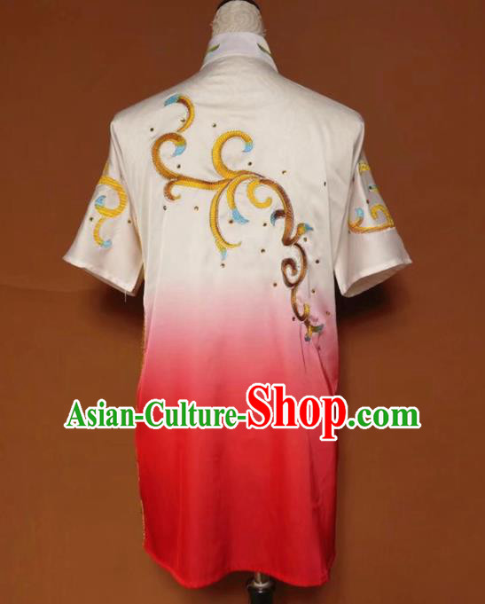 Chinese Tai Chi Changquan Embroidered Dragon Garment Outfits Traditional Kung Fu Martial Arts Costumes for Adult