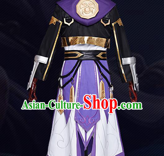 Chinese Traditional Cosplay Monkey King Sun Wukong Clothing Ancient Swordsman Costumes for Men