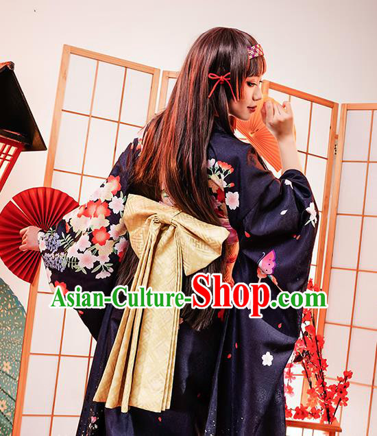 Japanese Traditional Cosplay Geisha Kimono Dress Japan Costumes for Women
