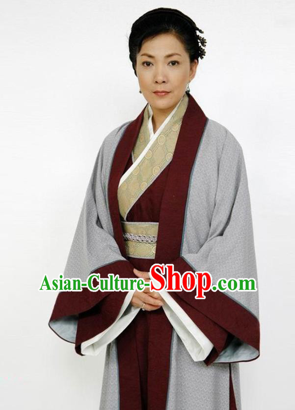 Chinese Traditional Ming Dynasty Dame Hanfu Dress Ancient Drama Civilian Historical Costumes for Women