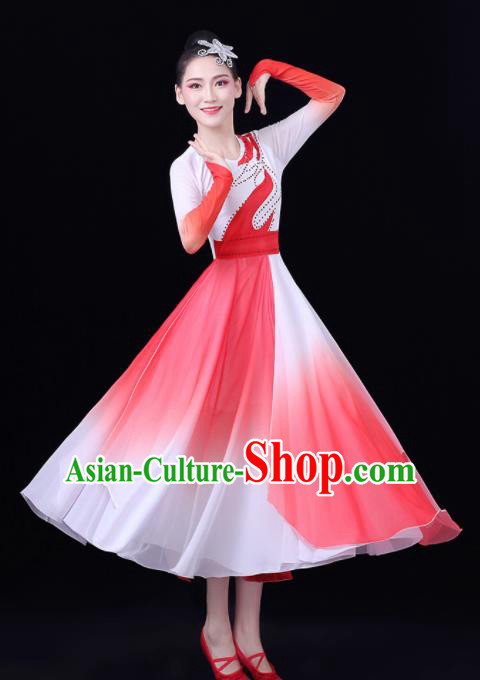 Chinese Traditional Classical Dance Dress Opening Dance Modern Dance Costume for Women