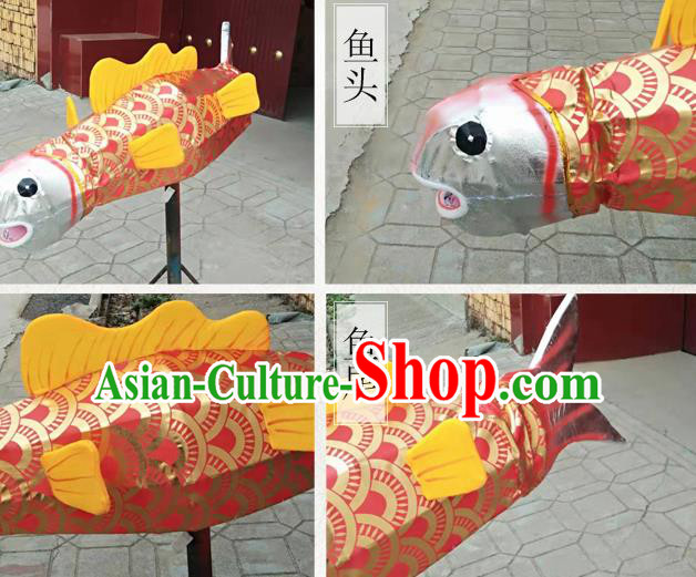 Chinese Traditional Red Carp Lantern Handmade Lantern Festival Fish Lamp