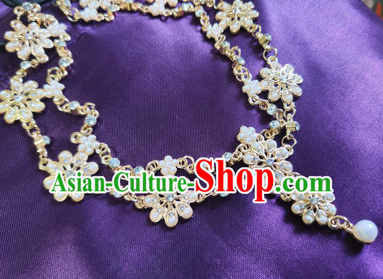 India Traditional Dance Eyebrows Pendant Asian Indian Handmade Hair Accessories for Women