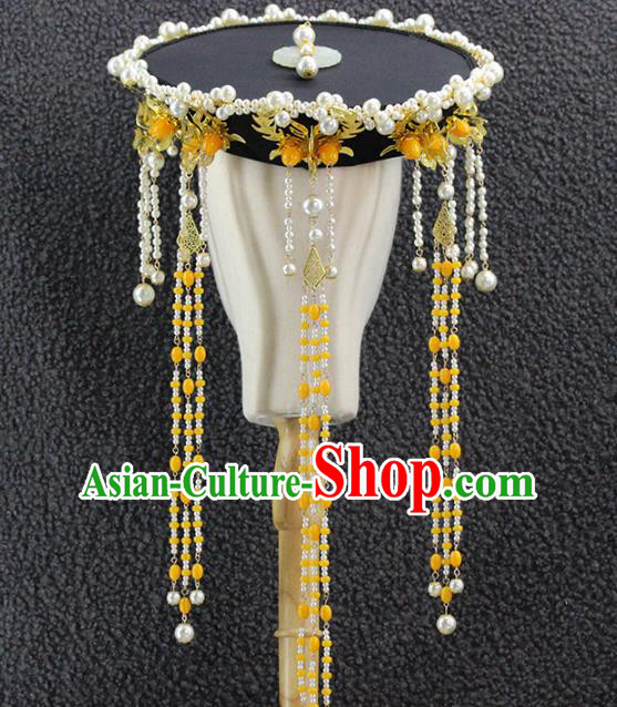 Traditional Chinese Qing Dynasty Phoenix Coronet Hat Headdress Ancient Queen Hair Accessories for Women