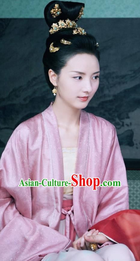 Chinese Ancient Song Dynasty Dauphine Zhang Nianzhi Drama Royal Nirvana Replica Costumes for Women