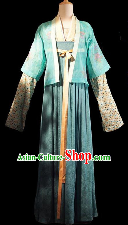 Chinese Ancient Song Dynasty Nobility Lady Drama Royal Nirvana Lu Wenxi Replica Costumes for Women