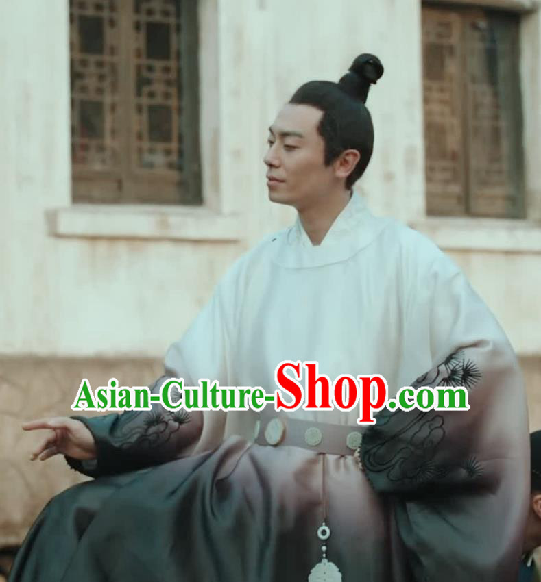 Chinese Ancient Drama Ming Dynasty Crown Prince Zhu Zhanji Replica Costumes for Men