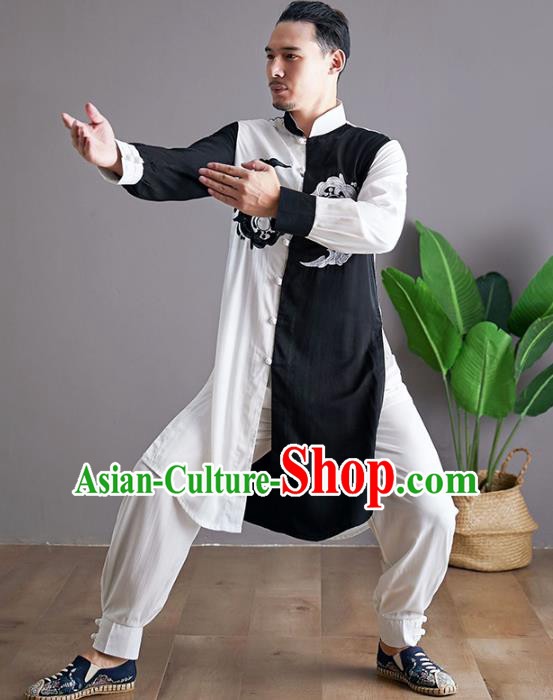 Chinese Martial Arts Outfits Traditional Tai Chi Kung Fu Training Costumes for Men