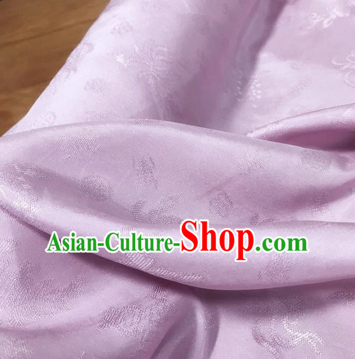 Chinese Traditional Classical Design Pattern Pink Silk Fabric Cheongsam Mulberry Silk Drapery
