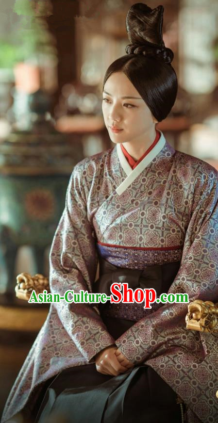 Drama Chinese Empress of the Ming Dynasty Ancient Queen Sun Replica Costumes and Headpiece Complete Set