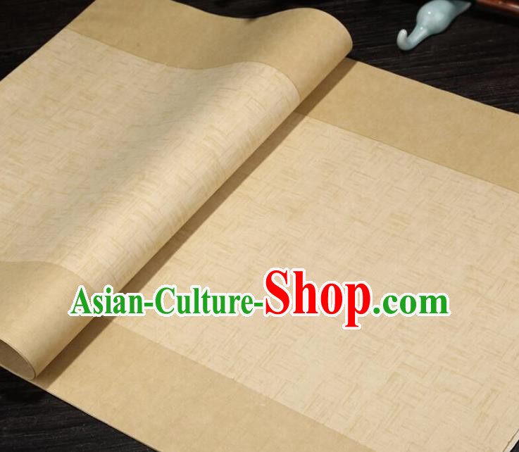 Chinese Traditional Pattern Calligraphy Ginger Art Paper Handmade Couplet Writing Xuan Paper